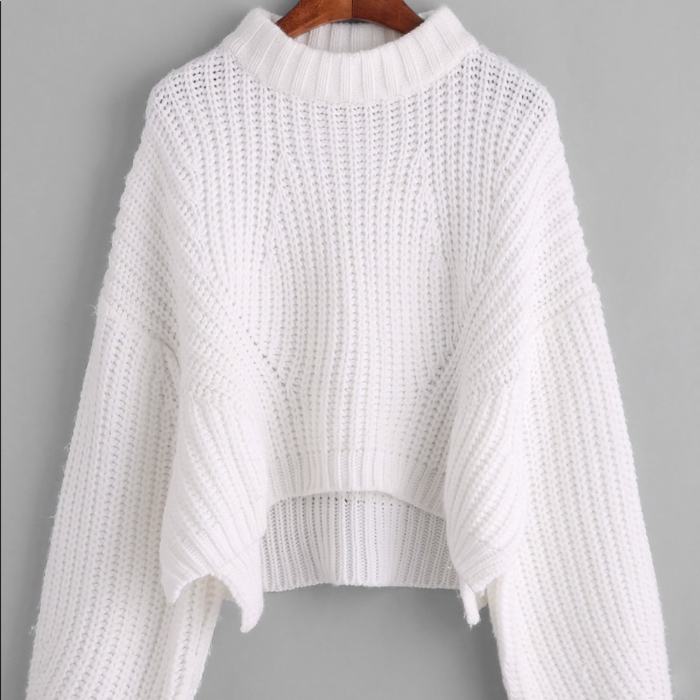 Chunky cropped sweatshirt